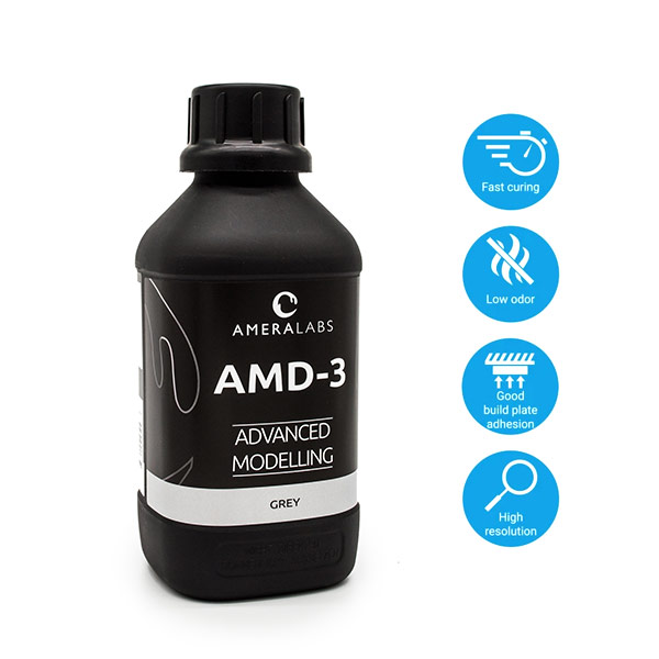 Ameralabs AMD-3 Advanced Modelling Resin Grey