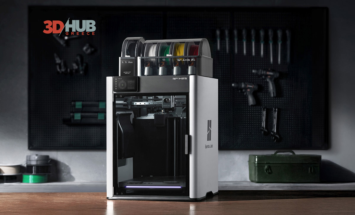 Bambu Lab H2C AMS 2 Combo 3D Printer - 3DHUB.gr - Το πρώτο 3D printing ...