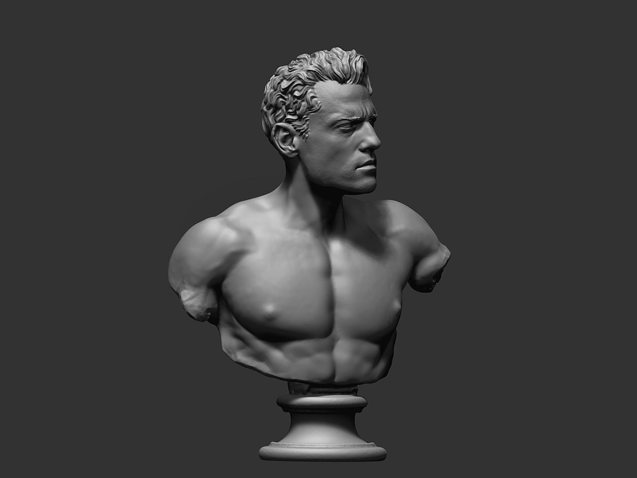 3d printed konstantinos argiros bust