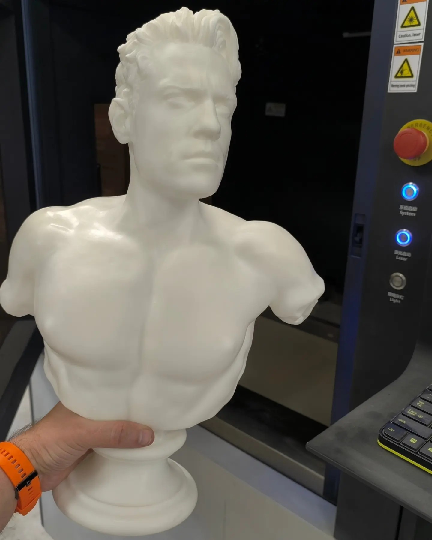 3d printed konstantinos argiros bust