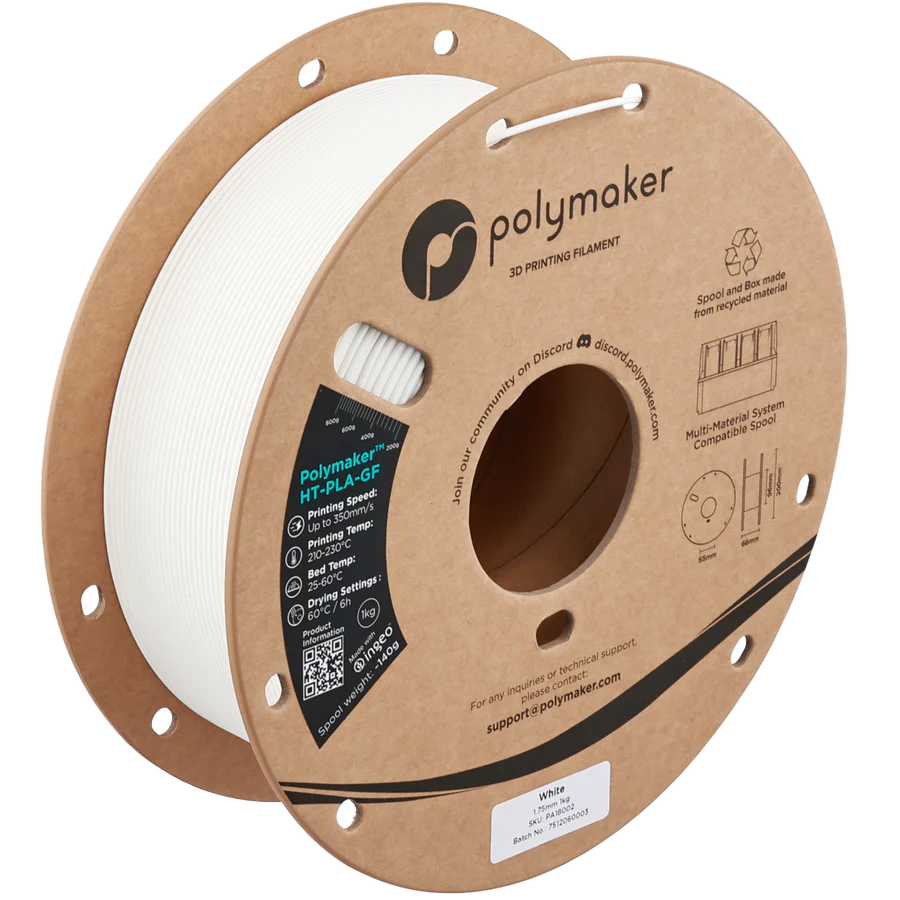 Polymaker_HT-PLA-GF_white Polymaker_HT-PLA-GF_filament_3DHub.gr