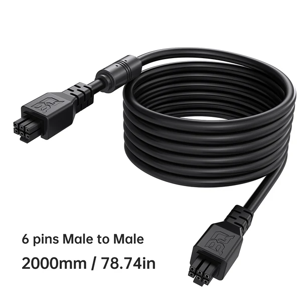 200cm6pinsMaletoMale-AMS2Pro_1000EN biqu bambulab ams 6pin cable upgrade 2m